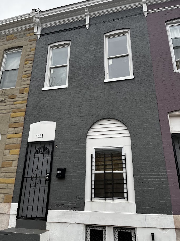 Single Family at 1531 N Wolf Ave, Baltimore, MD — 3 bedroom 0.5 bathroom